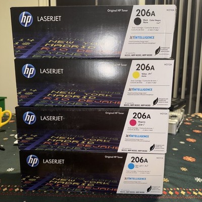 HP 206A SET W2110A W2111A W2112A W2113A Toner Cartridge Set of 4