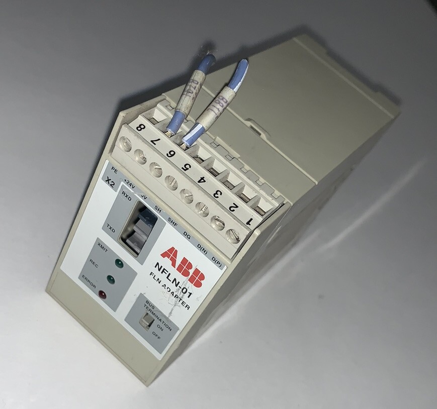 ABB FLN ADAPTER MODULE NFLN-01 REV 1