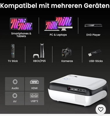 Home Theater/Video Entertainment LED PROJECTOR MODEL: H1 power voltage 110-240V