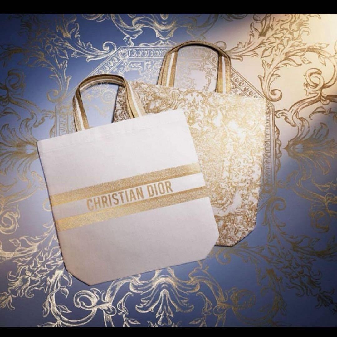 DIOR Holiday 2023 Novelty Tote Bag in Mint Green #a1dab0