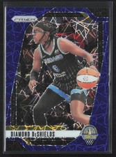 2024 Panini Prizm WNBA #8 Diamond DeShields Blue Velocity
