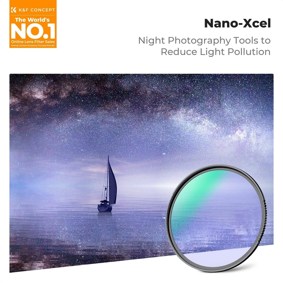K&F Concept Clear Natural Night Filter Light Pollution Reduction for City Star - Image 2 of 4