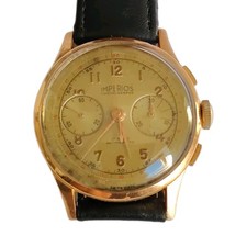 UHR IMPERIOS CHRONOGRAPH TELEMETER 18 KT GOLD...