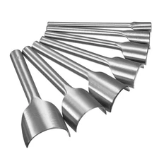 Half-Round Leather Cutter Punch Set 10mm-40mm Strap End Punch Tool, Set of 7