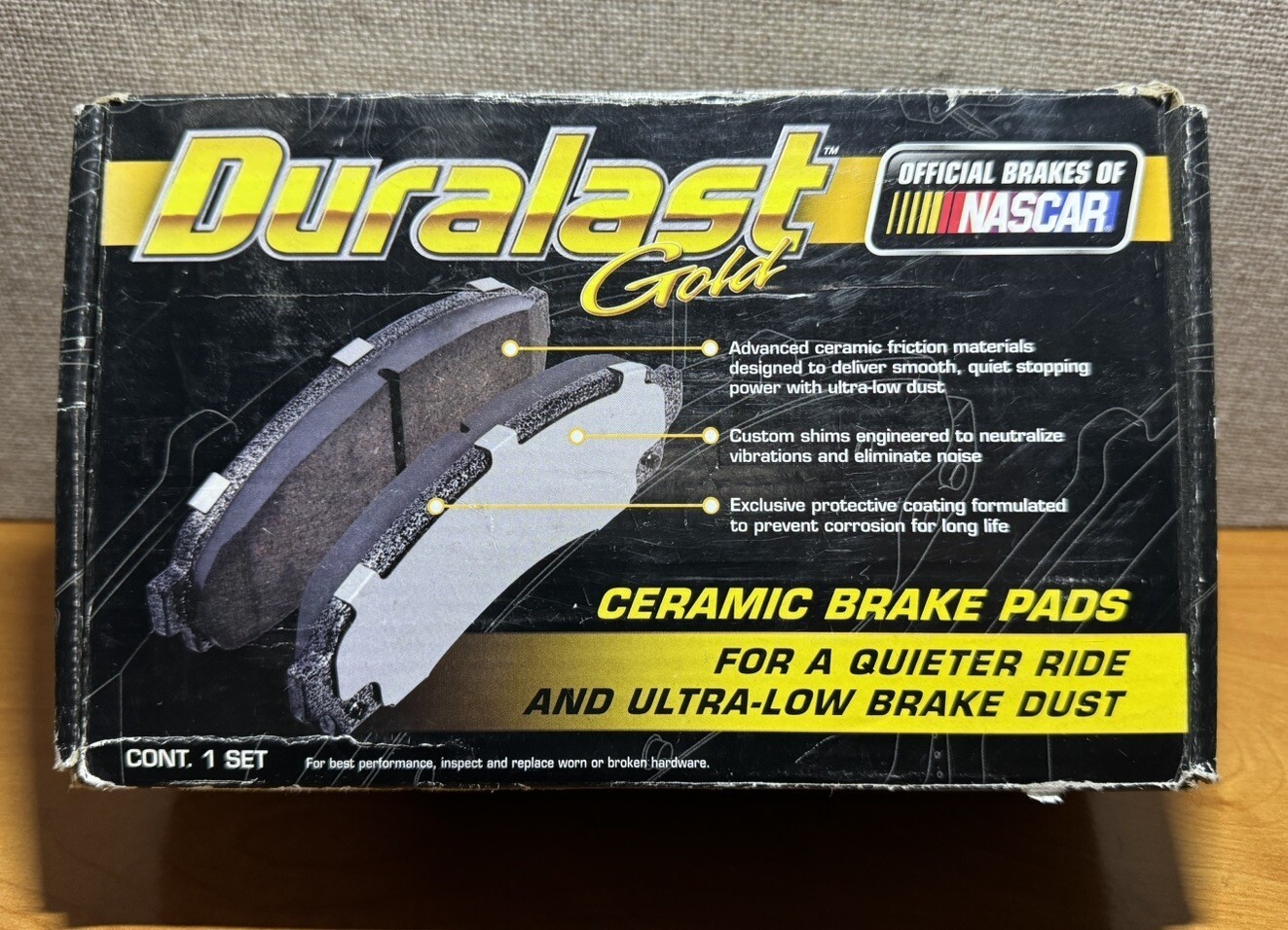 Duralast Gold Premium DG2037 Ceramic Rear Brake Pads For Honda CR-V 2017-2026
