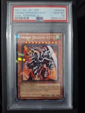 Yugioh Armed Dragon LV10 Duel Terminal PSA 10 DT05-EN058
