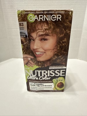 Garnier Nutrisse Ultra Color Nourishing Permanent Hair Color B3 Golden Brown