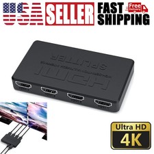 4K HDMI 1080P 2.0 Cable Repeater Mirror Splitter Amplifier HUB Box 3D 1 In 4 Out