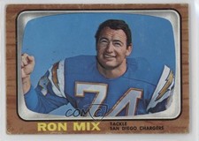 1966 Topps Ron Mix #128 HOF 14rq