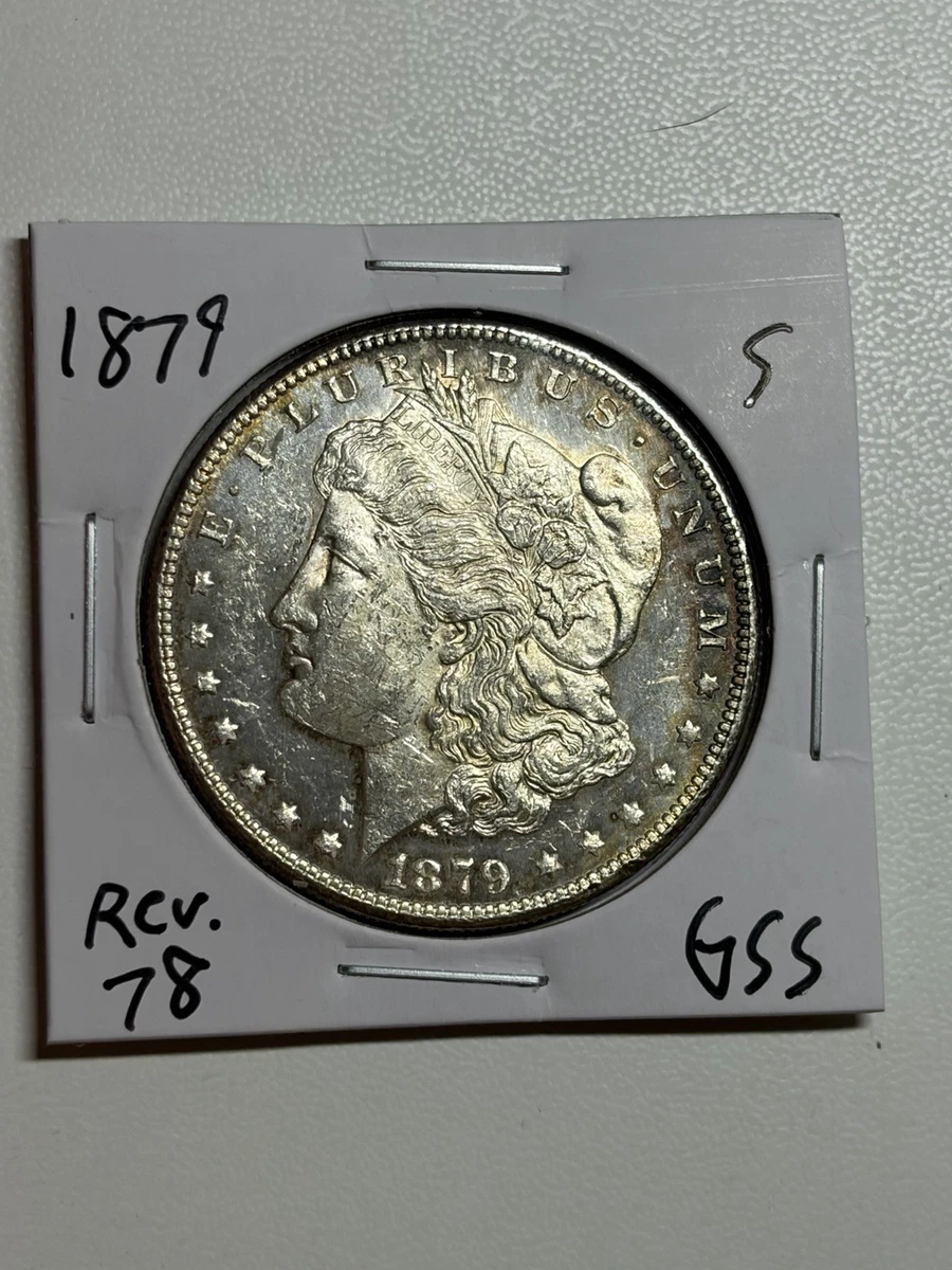 Uncirculated Silver 1879 Year Morgan US Dollars (1878-1921) for