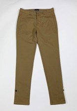 Zara pantalone uomo usato W32 tg 46 skinny slim marrone man moda boyfriend T7919