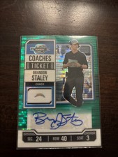2023 Contenders Optic Coaches Ticket Autographed Brandon Daily Green Pulsar /30￼