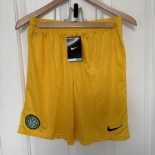 Celtic Away Football Shorts Age 13-15 Years New With Tags (B286)