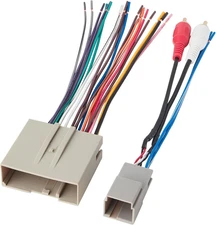 NuIth Car Radio Wiring Harness with RCA Plug Compatible Selected...