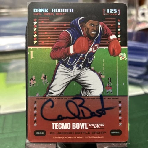 Bo Jackson Battle Arena Tecmo Bowl Carl Banks Bank Robber CBA9 Brawl Auto 125