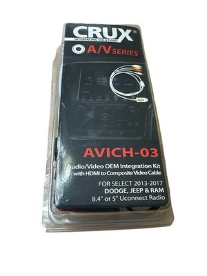 CRUX AVICH-03 mirroring mobile devices in select 2013-Up Dodge & Jeep Vehicles..