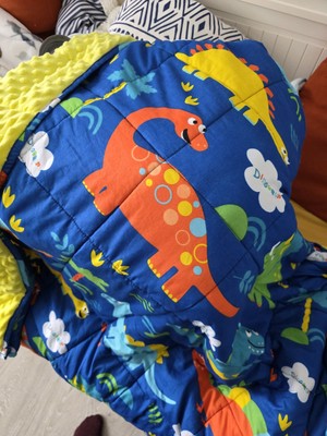 Kids Weighted Buzio Weighted Blanket BUZIO Dinosaur Park Blue