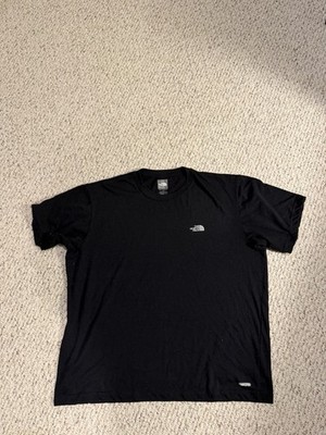 The North Face Men s Black Short Sleeve Crew Neck Logo T-Shirt L Polyester