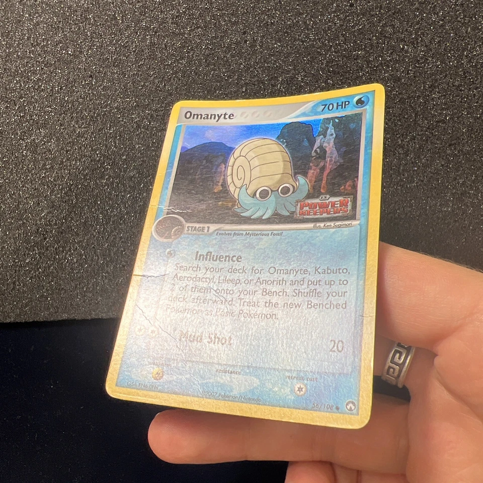 Omanyte 56/108 Reverse Holo Ex Power Keepers Pokémon Card - Image 4 of 4