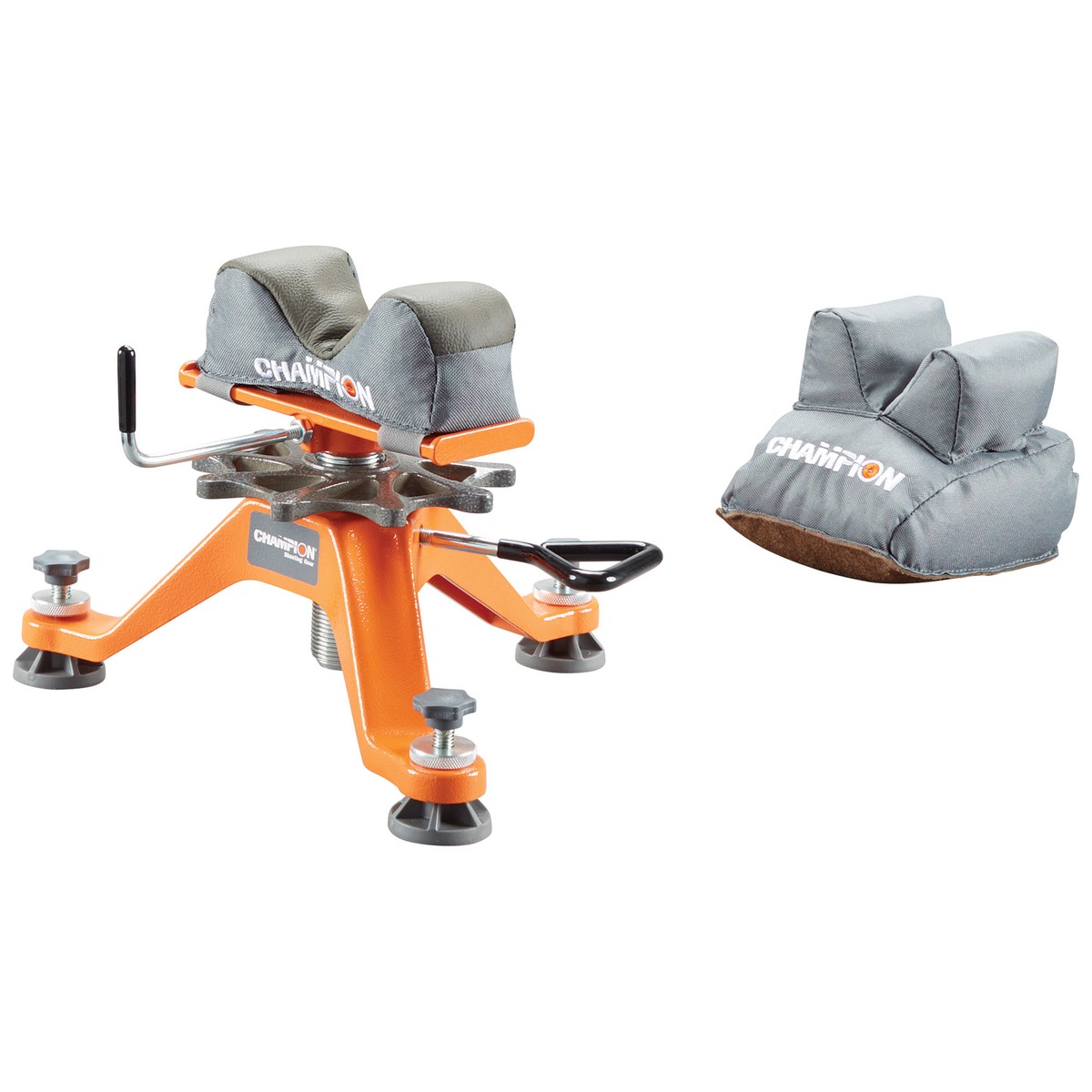 Champion Tri-Stance Shooting Rest w/Rear Bag Orange for Maximum