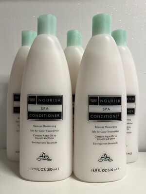 Lot of 5 Trader Joe's NOURISH Spa CONDITIONER 16.9oz/500mL DISCONTINUED