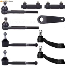 9x Front Tierod Pitman Idler Arm For GMC Savana Chevy Express 1500 2500 3500 2WD