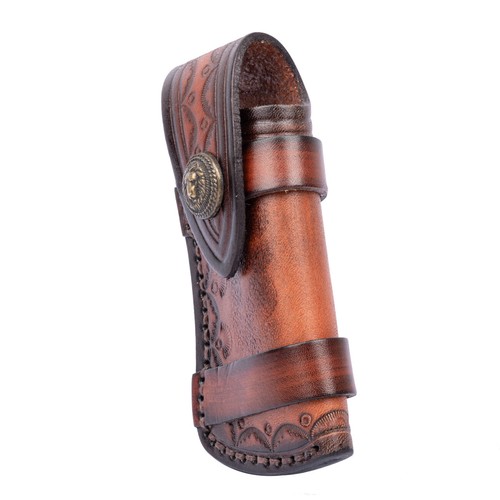 Handmade Knife Leather Sheath Multi tool Sheath Scabbard Pouch Bag Pocket - Picture 6 of 27