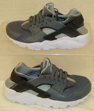 New Nike Air Huarache Run GS Grey Youth US Size 5Y UK 4.5 EUR 37.5 654275 012