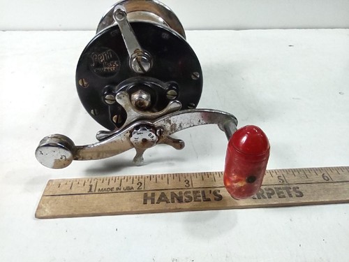 Carrete de pesca Penn de colección n.o 155 mango de baquelita roja; obras, piezas, restauración - Imagen 13 de 15