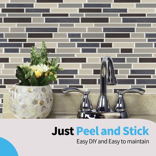 Art3d Peel and Stick Kitchen Backsplash Tiles, 11.8"x11.8", 10sheets - Picture 6 of 7