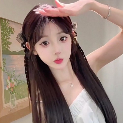 2pcs Ballet Style Pony Tail Hairpiece Boxing Braided Twist Braid Wig Daily - Imagen 12 de 14
