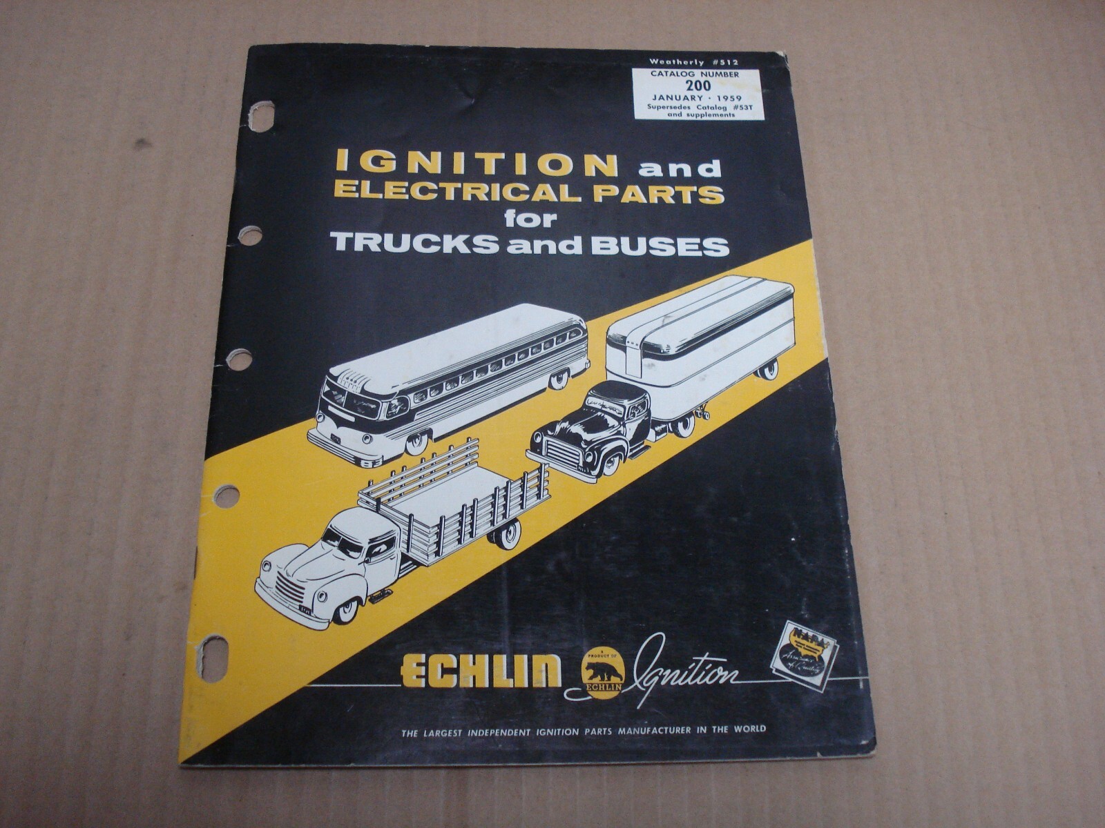 1959 Echlin Ignition and Electrical Parts for Trucks & Buses Catalog eBay