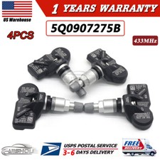 Set 4x 5Q0907275B TPMS Tire Pressure Sensors for Porsche Audi McLaren VW 433MHz