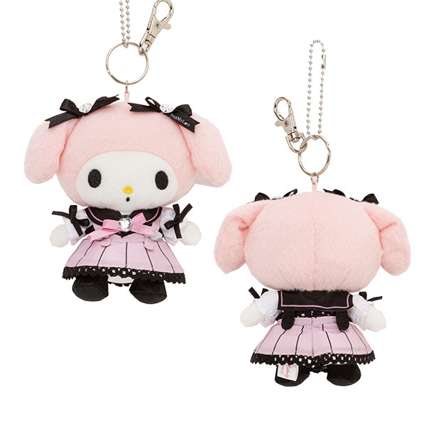 Dear My Love x My Melody Jirai-kei Pink Dress Black Ribbon Plush