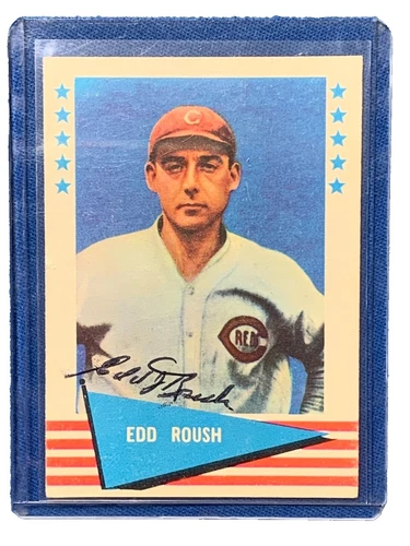 Edd Roush Original Sports Autographed Items