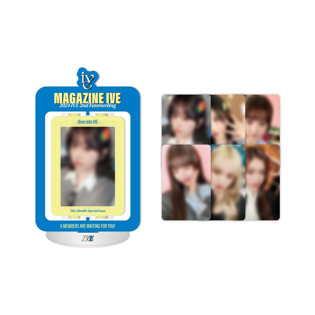 IVE 2024 2nd Fanmeeting MAGAZINE IVE MD ACRYLIC TURNING STAND +