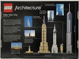 LEGO #21028 Architecture New York City, New York 598pcs 12+