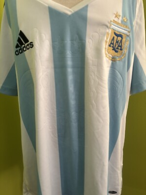 Adidas Argentina National Jersey Womens US XL Euro 42 V-Neck | eBay
