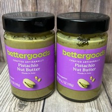 Artisan Crafted Pistachio Nut Butter Spread 6.5 Oz Better Goods Lot Of 2 Jars