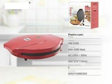 PIASTRA PER PIZZA FATTA IN CASA CUOCI PIZZA 850-1000 WATT DOPPIO RISCALDAMENTO 