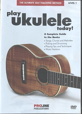 Play Ukulele Today! DVD Level 1 Self-Teaching Method NEW & Sealed