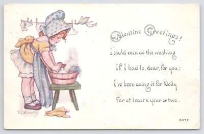 FE Nosworthy~Valentine~Do Laundry For Dolly Could Do It For You~FA Owen~1915 PC