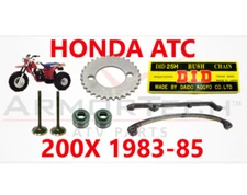 HONDA ATC 200X 83-85 DID TIMING CAM CHAIN / VALVES / GUIDES / SEALS / SPROCKET