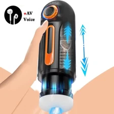 Automatic Electric Male Masturbator Pocket Pussy Thrusting Stroker Men Sex Toy