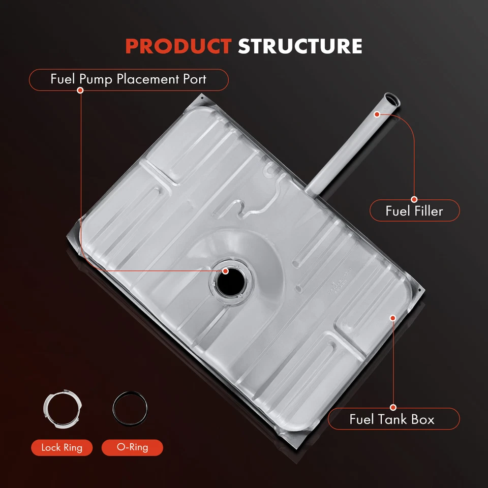 Tanque de combustible de 19 galones para Buick Regal Century Oldsmobile Cutlass Salon Supreme Foto 2 de 4
