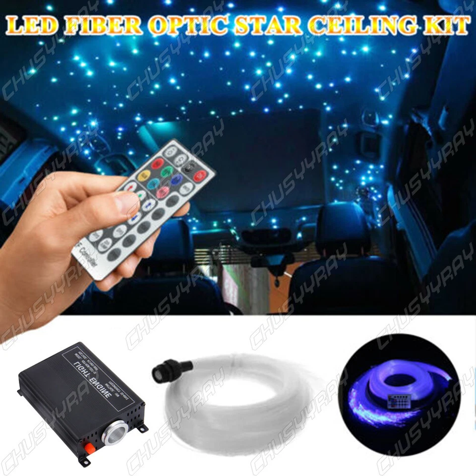 12V DIY Audio Fiber Optic Star Light For Headliner Light For Chevrolet Silverado - Image 4 of 4