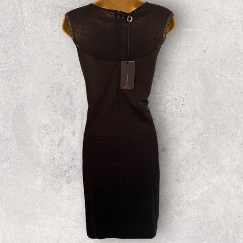 Vestido Save The Queen para mujer negro y crema bordado lentejuelas XL UK 14/16 - Imagen 4 de 6