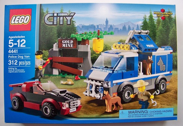 lego police dog van