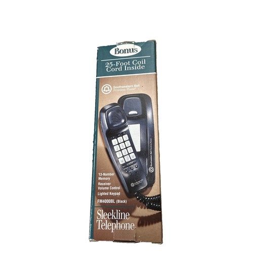 BELL Big Button Plus Phone 20200-1 New White Vintage Open Box 