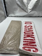 2 Packs of 50 Labelmaster No Smoking Sign 20 3/16" x 6 1/16" PL31-RPO-161747